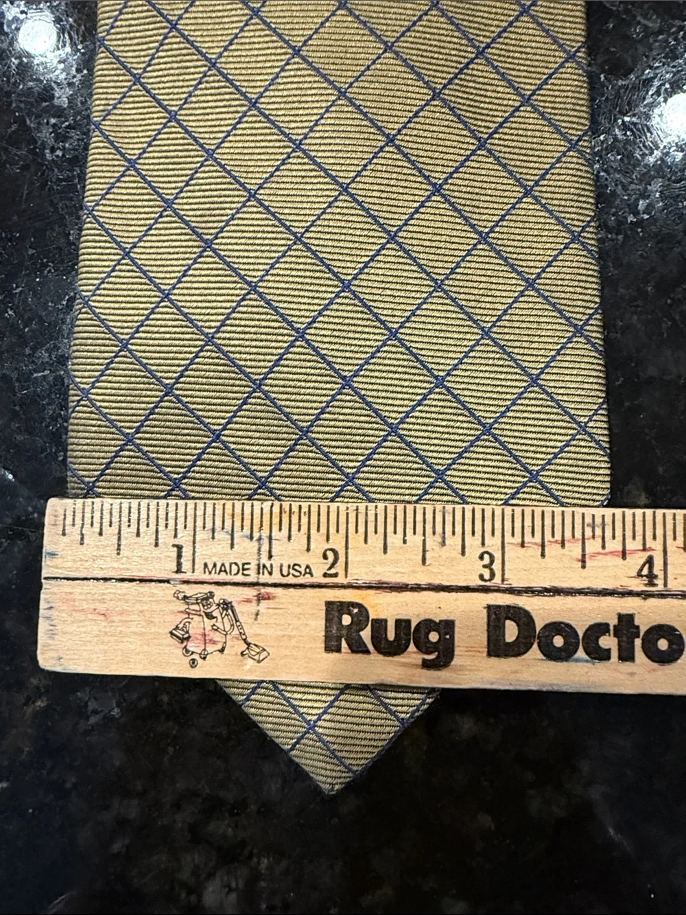Brooks Brothers 346 Gold/Blue 100% Silk Men’s Tie